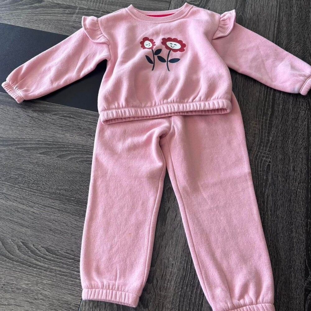 Epic-threads Toddler Girl Pink Joggers-tracksuits